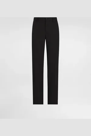 Dolce & Gabbana Pantalones De Esmoquin De Gabardina Técnica - Hombre Pantalones Largos Y Cortos 46