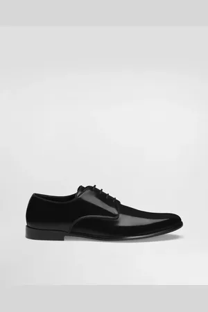 Dolce & Gabbana Brushed Calfskin Derby Shoes - Hombre Con Cordones Piel 40