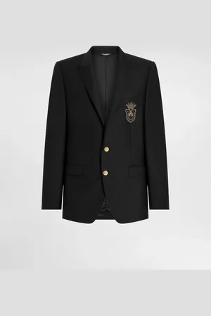 Dolce & Gabbana Chaqueta Martini De Botonadura Sencilla Con Parche - Hombre Trajes Y Americanas 48
