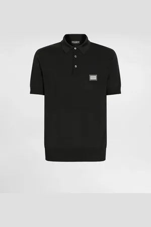 Dolce & Gabbana Polo De Lana Con Placa Con Logotipo - Hombre Prendas De Punto Lana 44