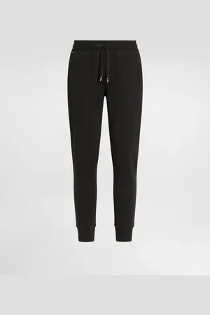Dolce & Gabbana Pantalón De Chándal En Punto Con Placa Con Logotipo - Hombre Pantalones Largos Y Cortos Algod�n 48
