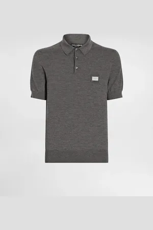 Dolce & Gabbana Pull Polo En Laine Avec Plaquette À Logo - Hombre Prendas De Punto Lana 44