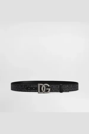 Dolce & Gabbana Cinturón Con Logotipo Dg - Hombre Cinturones Tela 85