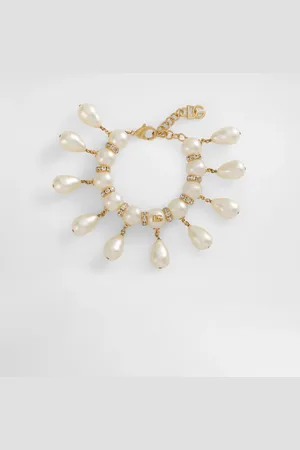 Dolce & Gabbana Pulsera Con Esferas, Lágrimas Y Logotipo Dg - Mujer Bisutería Metal Onesize
