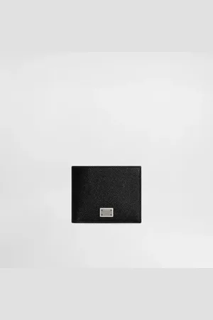 Dolce & Gabbana Cartera Con Monedero En Piel De Becerro Con Placa Con Logotipo - Hombre Carteras Y Marroquinería Piel Onesize