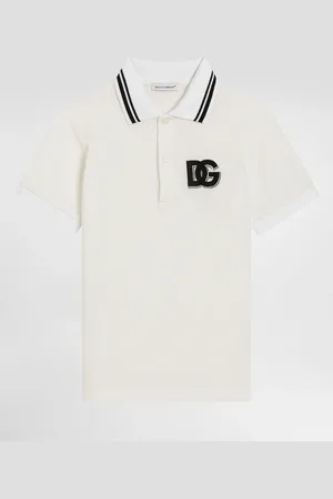 Dolce & Gabbana Polo De Piqué Con Logotipo Dg - Hombre Camisetas Y Sudaderas 2 Years
