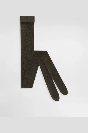 Dolce & Gabbana Pantis De Lúrex - Mujer Calcetines S