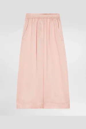 Dolce & Gabbana Pantalón Tipo Pijama De Seda - Mujer Pantalones Y Faldas Seda 5 Years