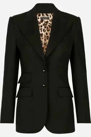 Dolce & Gabbana Chaqueta Turlington De Gabardina Con Costuras - Mujer Chaquetas 36