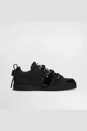 Dolce & Gabbana Zapatilla Portofino De Becerro Y Charol - Hombre Zapatillas Multicolor Piel 39.5