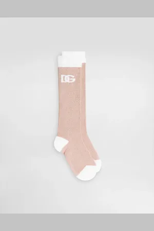 Dolce & Gabbana Calcetines De Punto Con Logotipo Dg - Mujer Accesorios S