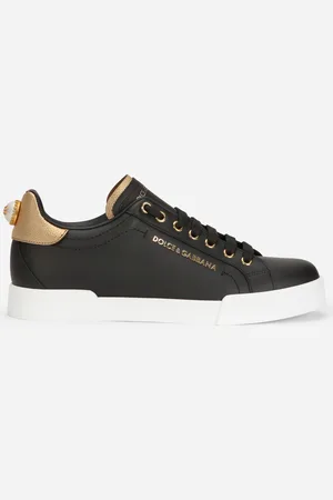 Dolce & Gabbana Zapatillas Portofino De Napa De Becerro Con Frase - Mujer Zapatillas Multicolor Piel 39