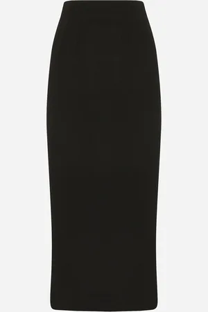Dolce & Gabbana Falda Longuette De Lana Virgen - Mujer Faldas 36