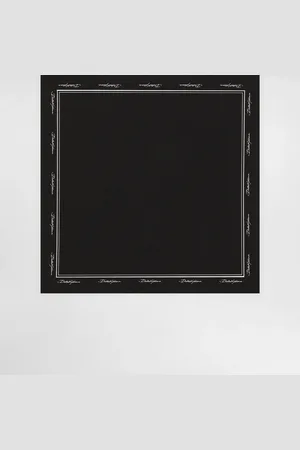 Dolce & Gabbana Fular De Seda Con Estampado Logotipo - Hombre Bufandas Y Foulards Onesize