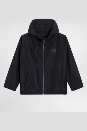 Dolce & Gabbana Chaqueta De Tejido Técnico Con Placa Con Logotipo - Hombre Abrigos Y Chaquetones 2 Years