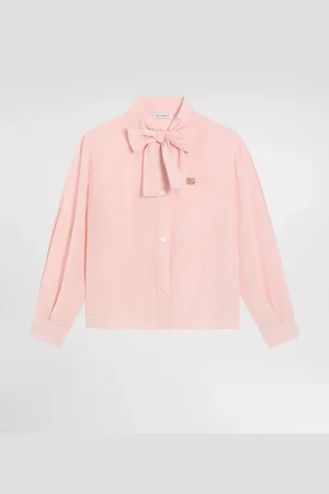 Dolce & Gabbana Camisa De Crepé De China - Mujer Camisas Y Tops 2 Years