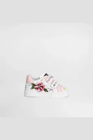 Dolce & Gabbana Zapatillas Portofino Light En Piel De Becerro Estampada - Mujer Zapatos Primeros Pasos (19-26) Rosa 19
