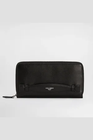 Dolce & Gabbana Cartera En Piel De Becerro Con Cremallera Circundante - Hombre Carteras Y Marroquinería Onesize