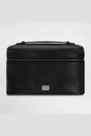 Dolce & Gabbana Neceser De Napa De Piel De Becerro - Hombre Porta Documentos Y Carteras De Mano Onesize