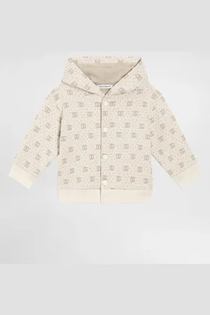 Dolce & Gabbana Sudadera Con Capucha Y Logotipo Dg En Jacquard Con Lunares - Hombre Partes De Arriba 3/6 Months