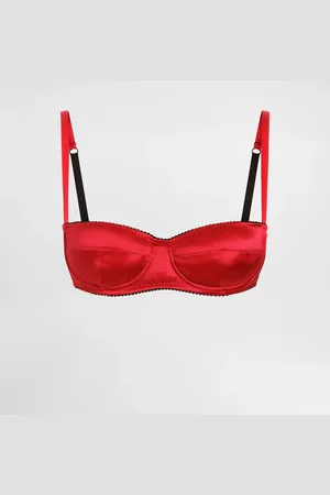 Dolce & Gabbana Sujetador Balconette De Raso - Mujer Lingerie Seda 1b
