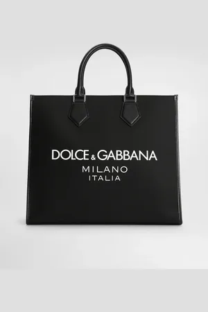 Dolce & Gabbana Bolso Shopper Grande De Nailon Con Logotipo Engomado - Hombre Bolsos Shopper Nailon Onesize