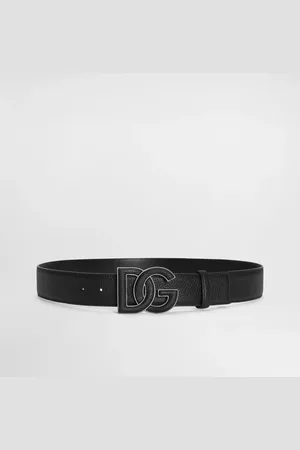 Dolce & Gabbana Cinturón En Piel De Becerro Con Estampado De Ciervo - Hombre Cinturones 90