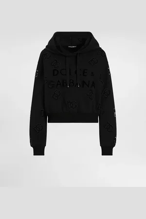 Dolce & Gabbana Sudadera De Punto Con Bordado «cut Out» Logotipo Dg - Mujer Camisetas Y Sudaderas 36