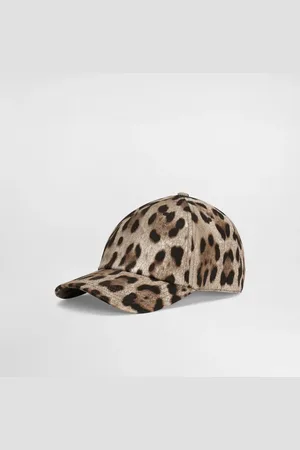 Dolce & Gabbana Gorra De Béisbol De Algodón Con Estampado Leopardo - Hombre Gorros Y Guantes Estampado Animal 58