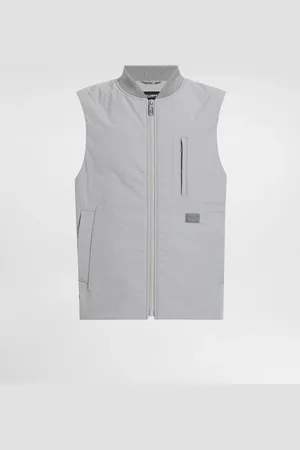 Dolce & Gabbana Chaleco Acolchado De Tejido Técnico Con Placa - Hombre Abrigos Y Chaquetas 48