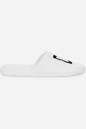 Dolce & Gabbana Zapatillas De Rizo De Algodón Bordadas - Zapatillas S