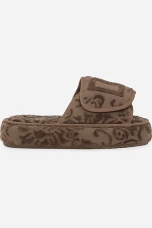 Dolce & Gabbana Zapatillas En Rizo De Algodón Con Plataforma - Zapatillas Con Plataforma S