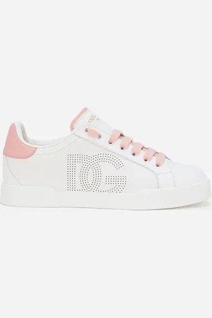 Dolce & Gabbana Zapatilla Portofino En Piel De Becerro - Mujer Zapatillas Rosa 35