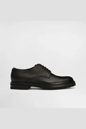 Dolce & Gabbana Derby En Piel De Becerro Granulada - Hombre Con Cordones 39