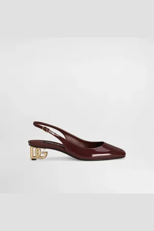 Dolce & Gabbana Zapato Destalonado De Charol - Mujer Zapatos De Salón Y Destalonados Piel 39