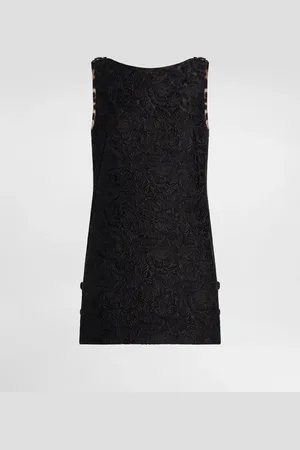 Dolce & Gabbana Vestido Corto Estilo Saco De Jacquard Acolchado Floral - Mujer Vestidos 36