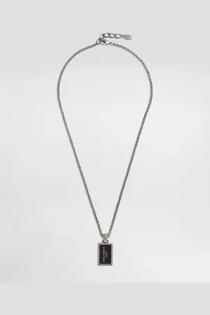 Dolce & Gabbana Collar De Metal Con Logotipo - Hombre Bisutería Metal Onesize