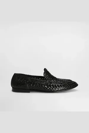Dolce & Gabbana Slipper En Piel De Cabra Brillante - Hombre Mocasines Y Mocasines Driver 39