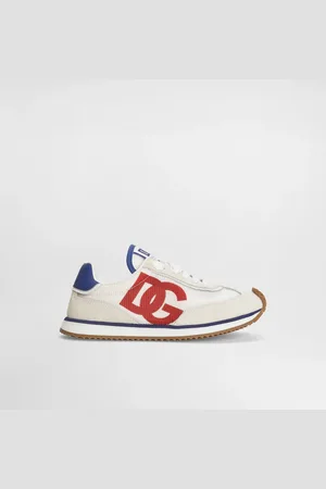 Dolce & Gabbana Zapatillas Dg Cushion De Tejido De Malla Y Napa De Piel De Becerro - Hombre Zapatos (24-38) Rojo 27