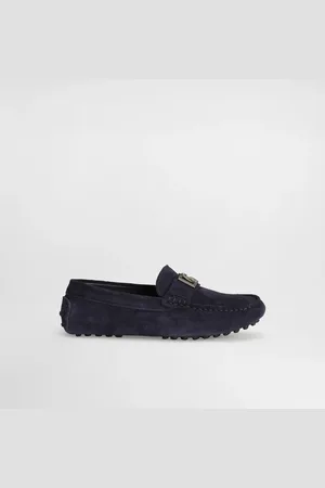 Dolce & Gabbana Mocasín De Serraje Con Logotipo Dg - Hombre Zapatos (24-38) 27