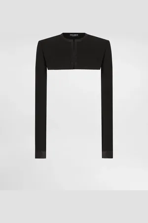 Dolce & Gabbana Cubrehombros De Crepé De Lana - Mujer Abrigos Y Chaquetones 38