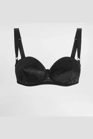 Dolce & Gabbana Sujetador Balconette De Encaje Con Copas Cónicas - Mujer Lingerie 3b