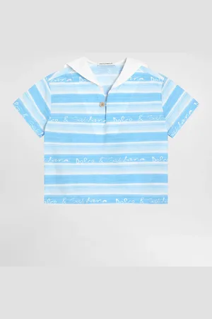 Dolce & Gabbana Striped-print Poplin Shirt - Hombre Partes De Arriba 6/9 Months
