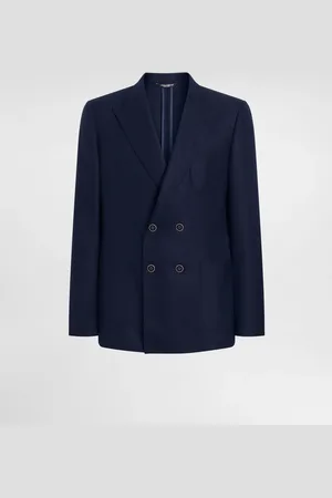 Dolce & Gabbana Chaqueta De Botonadura Doble De Lana - Hombre Trajes Y Americanas 44