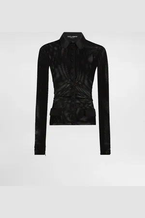 Dolce & Gabbana Chaqueta Camisera De Rejilla - Mujer Chaquetas 42