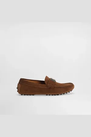 Dolce & Gabbana Mocasín De Serraje Con Logotipo Dg - Hombre Zapatos (24-38) 28
