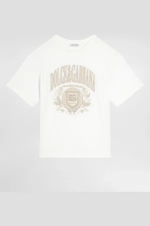 Dolce & Gabbana Camiseta De Punto Con Logotipo - Hombre Camisetas Y Sudaderas 6 Years