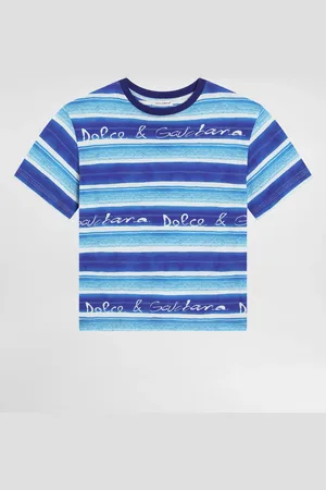 Dolce & Gabbana Camiseta De Punto Con Estampado De Rayas - Hombre Camisetas Y Sudaderas 2 Years