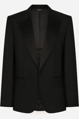 Dolce & Gabbana Chaqueta Taormina De Botonadura Sencilla De Franela - Hombre Trajes Y Americanas 46