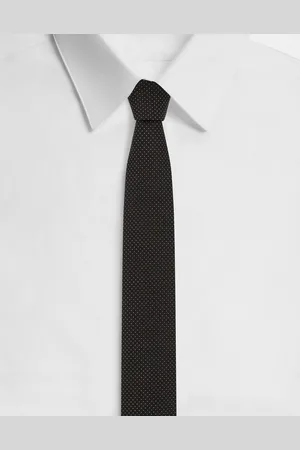 Dolce & Gabbana Corbata En Jacquard De Seda Con Microlunares - Hombre Corbatas Y Pañuelos Onesize
